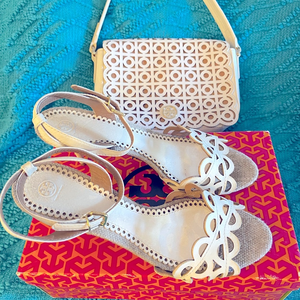 Tory Burch sling back sandals Size 10